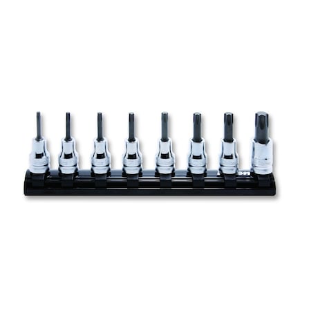 Ko-Ken Bit Socket set TORX T20-T55 200mm Z-series 8 pieces 3/8 Sq. Drive, RS3025Z/8-L50 RS3025Z/8-L50